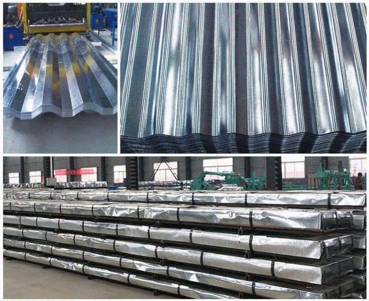 Galvanized galvalume corrugated